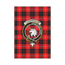 Load image into Gallery viewer, Cunningham Modern Tartan Flag Clan Badge
