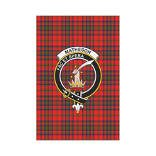 Load image into Gallery viewer, Matheson Modern Tartan Flag Clan Badge