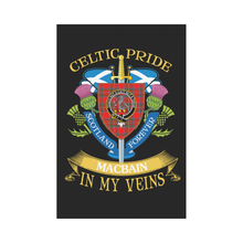 Load image into Gallery viewer, MacBain (MacBean) Clan Celtic Pride Garden Flag | Over 300 Clans | Special Custom Design