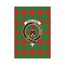 Load image into Gallery viewer, Middleton Modern Tartan Flag Clan Badge,tartan garden flag,tartan,Scottish Tartan,Scottish Clans,Scots Tartan,Scotland Tartan,online shopping,Merry Christmas,garden flags,garden flag,Cyber Monday,Black Friday,tartan flag