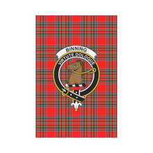 Load image into Gallery viewer, Binning Tartan Flag Clan Badge,tartan garden flag,tartan,Scottish Tartan,Scottish Clans,Scots Tartan,Scotland Tartan,online shopping,Merry Christmas,garden flags,garden flag,Cyber Monday,Black Friday,tartan flag