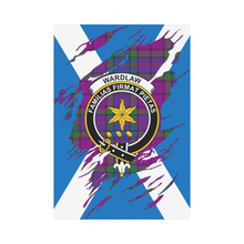 Load image into Gallery viewer, Wardlaw Lives In Me Tartan Flag
