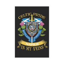 Load image into Gallery viewer, Napier Clan Celtic Pride Garden Flag | Over 300 Clans | Special Custom Design