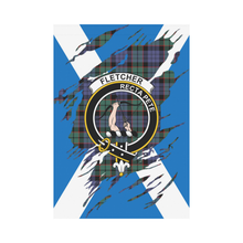 Load image into Gallery viewer, Fletcher Lives In Me Tartan Flag