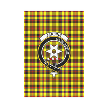 Load image into Gallery viewer, Jardine Tartan Flag Clan Badge