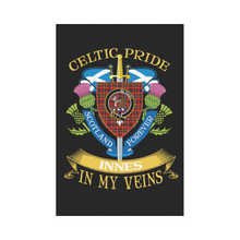 Load image into Gallery viewer, Innes Clan Celtic Pride Garden Flag | Over 300 Clans | Special Custom Design