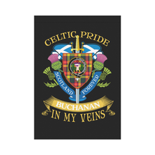 Load image into Gallery viewer, Buchanan Clan Celtic Pride Garden Flag | Over 300 Clans | Special Custom Design