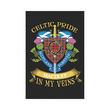 Load image into Gallery viewer, MacDuff Clan Celtic Pride Garden Flag | Over 300 Clans | Special Custom Design