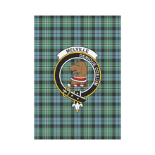 Load image into Gallery viewer, Melville Tartan Flag Clan Badge