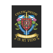 Load image into Gallery viewer, Robertson Clan Celtic Pride Garden Flag | Over 300 Clans | Special Custom Design
