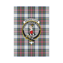 Load image into Gallery viewer, Dennistoun Tartan Flag Clan Badge