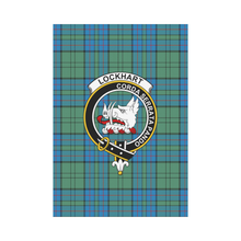 Load image into Gallery viewer, Lockhart Tartan Flag Clan Badge