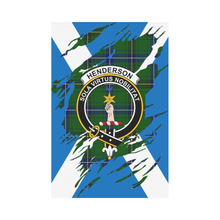 Load image into Gallery viewer, Henderson Lives In Me Tartan Flag