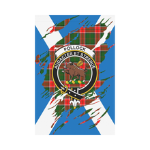 Load image into Gallery viewer, Pollock Lives In Me Tartan Flag