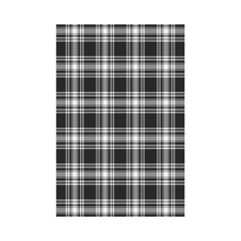 Load image into Gallery viewer, Menzies Black _ White Modern Tartan Flag,tartan garden flag,tartan,Scottish Tartan,Scottish Clans,Scots Tartan,Scotland Tartan,online shopping,Merry Christmas,garden flags,garden flag,Cyber Monday,Black Friday,tartan flag