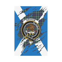 Load image into Gallery viewer, Graham Lives In Me Tartan Flag