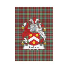Load image into Gallery viewer, Golden Tartan Flag Clan Badge,tartan garden flag,tartan,Scottish Tartan,Scottish Clans,Scots Tartan,Scotland Tartan,online shopping,Merry Christmas,garden flags,garden flag,Cyber Monday,Black Friday,tartan flag