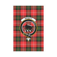 Load image into Gallery viewer, Nesbitt Modern Tartan Flag Clan Badge