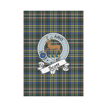 Load image into Gallery viewer, Scott Green Modern Tartan Flag Clan Badge