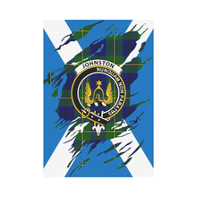 Load image into Gallery viewer, Johnstone Lives In Me Tartan Flag