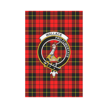 Load image into Gallery viewer, Wallace Hunting - Red Tartan Flag Clan Badge