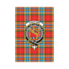 Load image into Gallery viewer, Chattan Tartan Flag Clan Badge