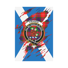 Load image into Gallery viewer, Fraser Lives In Me Tartan Flag - Fraser ,Tartan Flag,tartan,Scottish Tartan,Scottish Clans,Scots Tartan,Scotland Tartan,rr_track_tartan,rr_track_nltartan,rr_track_dnt,online shopping,Merry Christmas,garden flags,garden flag,Cyber Monday,Black Friday,Tartan Lives in me