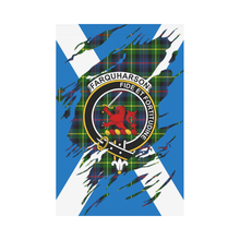 Load image into Gallery viewer, Farquharson Lives In Me Tartan Flag - Farquharson ,Tartan Flag,tartan,Scottish Tartan,Scottish Clans,Scots Tartan,Scotland Tartan,rr_track_tartan,rr_track_nltartan,rr_track_dnt,online shopping,Merry Christmas,garden flags,garden flag,Cyber Monday,Black Friday,Tartan Lives in me