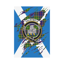 Load image into Gallery viewer, Dalrymple Lives In Me Tartan Flag