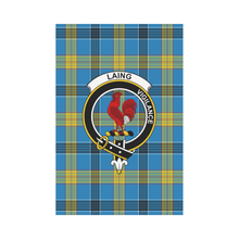 Load image into Gallery viewer, Laing Tartan Flag Clan Badge
