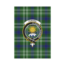 Load image into Gallery viewer, Purves Tartan Flag Clan Badge,tartan garden flag,tartan,Scottish Tartan,Scottish Clans,Scots Tartan,Scotland Tartan,online shopping,Merry Christmas,garden flags,garden flag,Cyber Monday,Black Friday,tartan flag