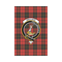 Load image into Gallery viewer, Wallace Weathered Tartan Flag Clan Badge