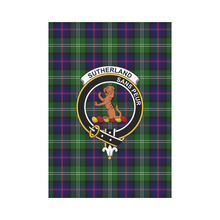 Load image into Gallery viewer, Sutherland Ii Tartan Flag Clan Badge,tartan garden flag,tartan,Scottish Tartan,Scottish Clans,Scots Tartan,Scotland Tartan,online shopping,Merry Christmas,garden flags,garden flag,Cyber Monday,Black Friday,tartan flag