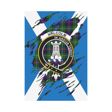 Load image into Gallery viewer, Malcolm Lives In Me Tartan Flag - Malcolm ,Tartan Flag,tartan,Scottish Tartan,Scottish Clans,Scots Tartan,Scotland Tartan,rr_track_tartan,rr_track_nltartan,rr_track_dnt,online shopping,Merry Christmas,garden flags,garden flag,Cyber Monday,Black Friday,Tartan Lives in me