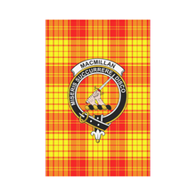 Load image into Gallery viewer, Macmillan Clan Tartan Flag Clan Badge,tartan garden flag,tartan,Scottish Tartan,Scottish Clans,Scots Tartan,Scotland Tartan,online shopping,Merry Christmas,garden flags,garden flag,Cyber Monday,Black Friday,tartan flag