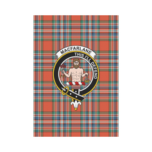 Load image into Gallery viewer, Macfarlane Ancient Tartan Flag Clan Badge,tartan garden flag,tartan,Scottish Tartan,Scottish Clans,Scots Tartan,Scotland Tartan,online shopping,Merry Christmas,garden flags,garden flag,Cyber Monday,Black Friday,tartan flag