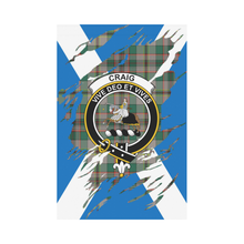 Load image into Gallery viewer, Craig Lives In Me Tartan Flag - Craig ,Tartan Flag,tartan,Scottish Tartan,Scottish Clans,Scots Tartan,Scotland Tartan,rr_track_tartan,rr_track_nltartan,rr_track_dnt,online shopping,Merry Christmas,garden flags,garden flag,Cyber Monday,Black Friday,Tartan Lives in me