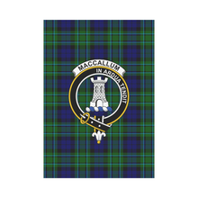 Load image into Gallery viewer, Maccallum Modern Tartan Flag Clan Badge
