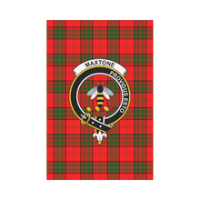 Load image into Gallery viewer, Maxtone Tartan Flag Clan Badge