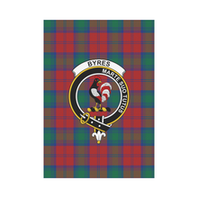 Load image into Gallery viewer, Byres Tartan Flag Clan Badge