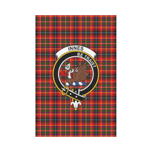 Load image into Gallery viewer, Innes Modern Tartan Flag Clan Badge