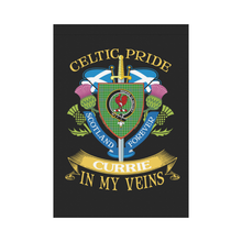 Load image into Gallery viewer, Currie or Curry Clan Celtic Pride Garden Flag | Over 300 Clans | Special Custom Design