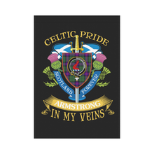 Load image into Gallery viewer, Armstrong Clan Celtic Pride Garden Flag | Over 300 Clans | Special Custom Design