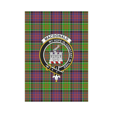 Load image into Gallery viewer, Macdonald Of Clan Ranald Tartan Flag Clan Badge