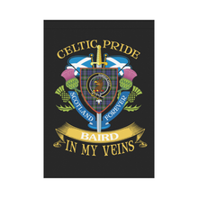 Load image into Gallery viewer, Baird Clan Celtic Pride Garden Flag | Over 300 Clans | Special Custom Design