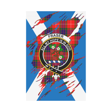 Load image into Gallery viewer, Fraser Lives In Me Tartan Flag