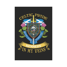Load image into Gallery viewer, Kennedy Clan Celtic Pride Garden Flag | Over 300 Clans | Special Custom Design