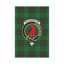 Load image into Gallery viewer, Halkerston Tartan Flag Clan Badge