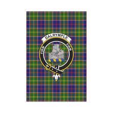 Load image into Gallery viewer, Dalrymple Tartan Flag Clan Badge,tartan garden flag,tartan,Scottish Tartan,Scottish Clans,Scots Tartan,Scotland Tartan,online shopping,Merry Christmas,garden flags,garden flag,Cyber Monday,Black Friday,tartan flag