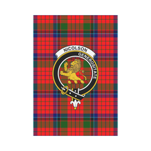 Load image into Gallery viewer, Nicolson Modern Tartan Flag Clan Badge,tartan garden flag,tartan,Scottish Tartan,Scottish Clans,Scots Tartan,Scotland Tartan,online shopping,Merry Christmas,garden flags,garden flag,Cyber Monday,Black Friday,tartan flag